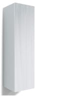 Colonne KAYLA 1 porte 105 cm blanc/blanc brillant