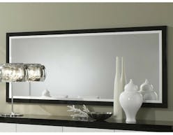 Miroir ROMEO 180 cm noir laque/blanc laque