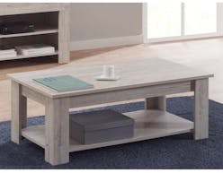 Table basse rectangulaire GIORDANO 110 cm chêne granulé