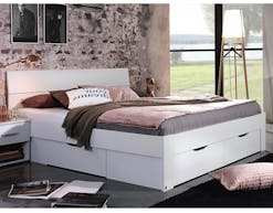 Bed FLASH 140x200 cm wit met lades