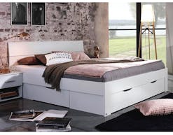 Bed FLASH 180x200 cm wit met lades