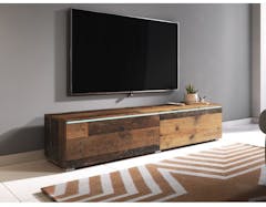TV-meubel DUBAI 2 klapdeuren 140 cm old wood zonder verlichting