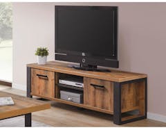 Tv-meubel ONNIX 2 deuren en 2 vakken tropix hout 