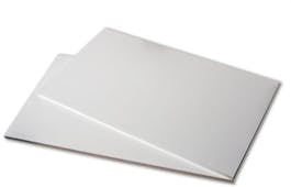 Legplank SALSA 87 cm wit (lot van 2)