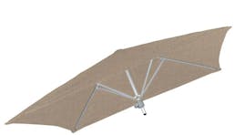 Umbrosa Paraflex parasol carré 190x190 cm sans bras sunbrella sand