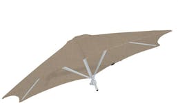 Umbrosa Paraflex parasol hexagonal Ø 270 cm sans bras sunbrella sand