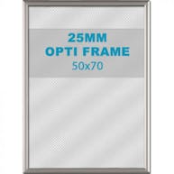 Klikkader Opti - 25 mm - 50x70 cm - zilvergrijs