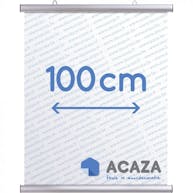 Arti Teq - poster ophangsysteem - poster snap - 100 cm - zilvergrijs