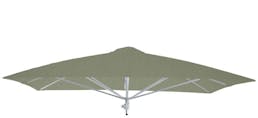 Umbrosa Paraflex parasol carré 230x230 cm sans bras sunbrella almond