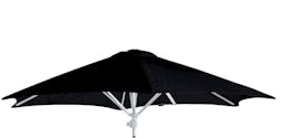 Umbrosa Paraflex parasol hexagonal Ø 270 cm sans bras sunbrella black