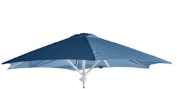 Umbrosa Paraflex parasol hexagonal Ø 270 cm sans bras sunbrella blue storm