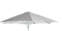 Umbrosa Paraflex parasol hexagonal Ø 270 cm sans bras sunbrella marble