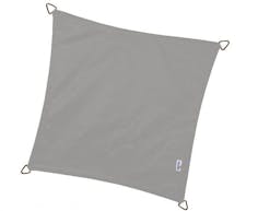 Nesling - dreamsail - schaduwdoek - vierkant 5x5 m - grijs