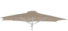 Umbrosa Paraflex parasol hexagonal 300 cm sans bras sunbrella sand