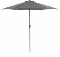 Staande parasol in aluminium - Ø 270 cm - donkergrijs