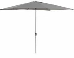 Staande parasol in aluminium - 200x300 cm - donkergrijs