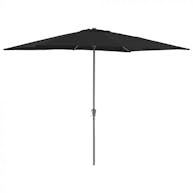 Staande parasol in aluminium - 200x300 cm - zwart
