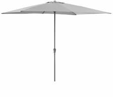 Staande parasol in aluminium - 200x300 cm - lichtgrijs 