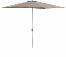 Staande parasol in aluminium - 200x300 cm - taupe 
