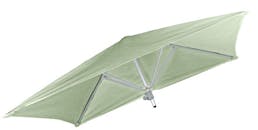 Umbrosa Paraflex parasol carré 190x190 cm sans bras sunbrella mint