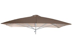 Umbrosa Paraflex parasol carré 230x230 cm sans bras solidum taupe