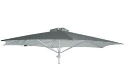 Umbrosa Paraflex parasol hexagonal 300 cm sans bras sunbrella flanelle