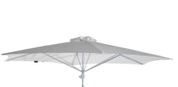Umbrosa Paraflex parasol hexagonal 300 cm sans bras sunbrella marble