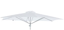 Umbrosa Paraflex parasol hexagonal 300 cm sans bras solidum natural