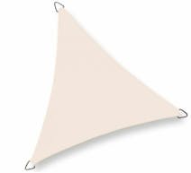 Nesling - dreamsail - schaduwzeil - driehoek 5x5x5 - crème